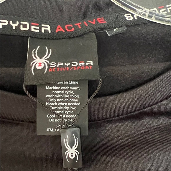 Spyder Black Long Sleeve Women's Top - Picture 3 of 4